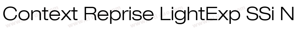 Context Reprise LightExp SSi Normal字体转换